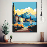 Painting by Numbers Mountain and Lake Panorama I